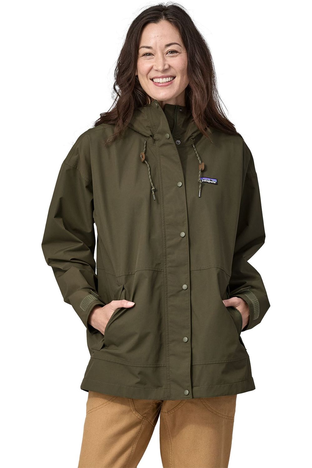 Patagonia Women s Outdoor Everyday Rain Jacket Basin Green