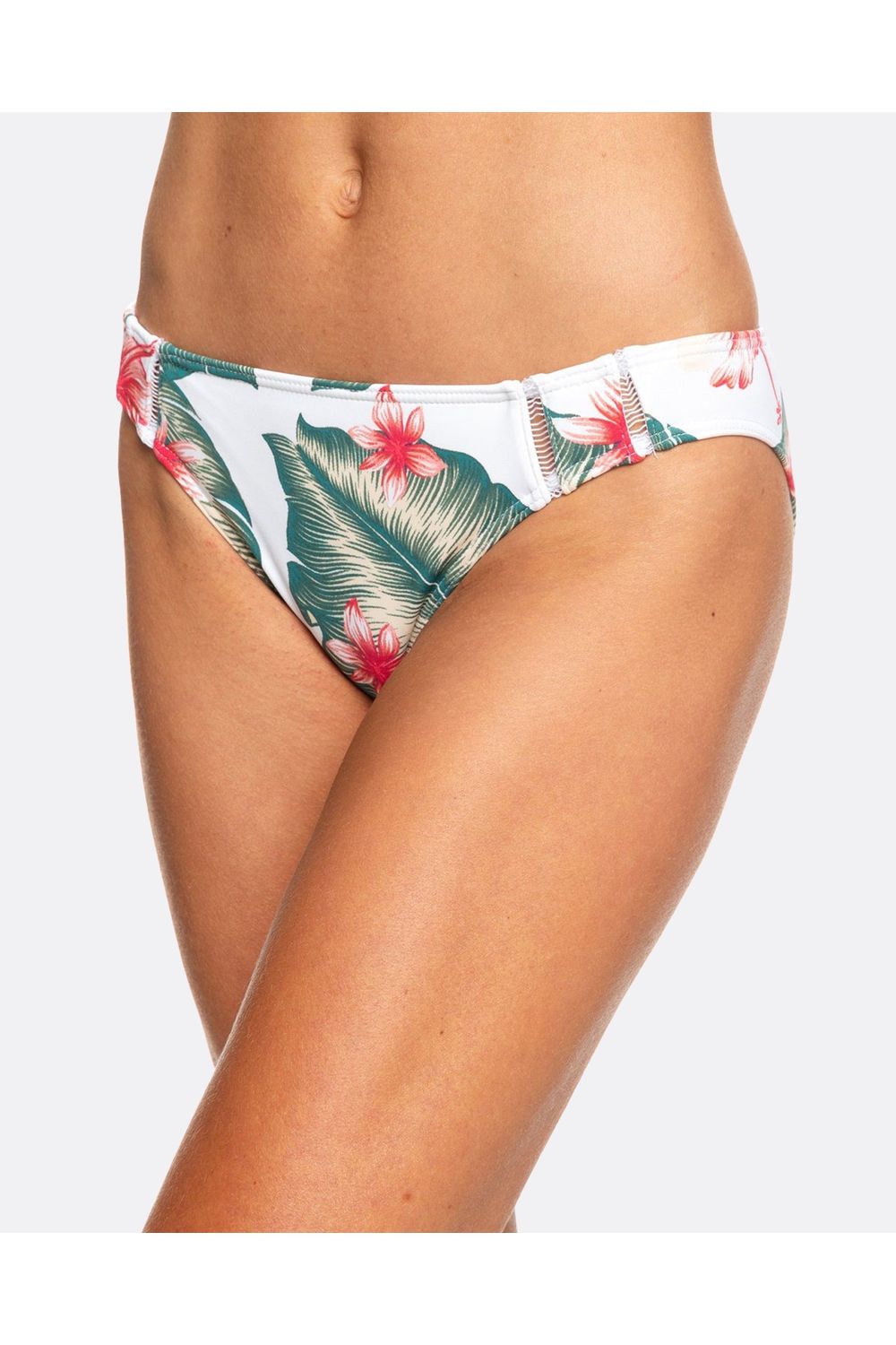 Roxy Dreaming Day Full Bikini Bottoms Tropic White