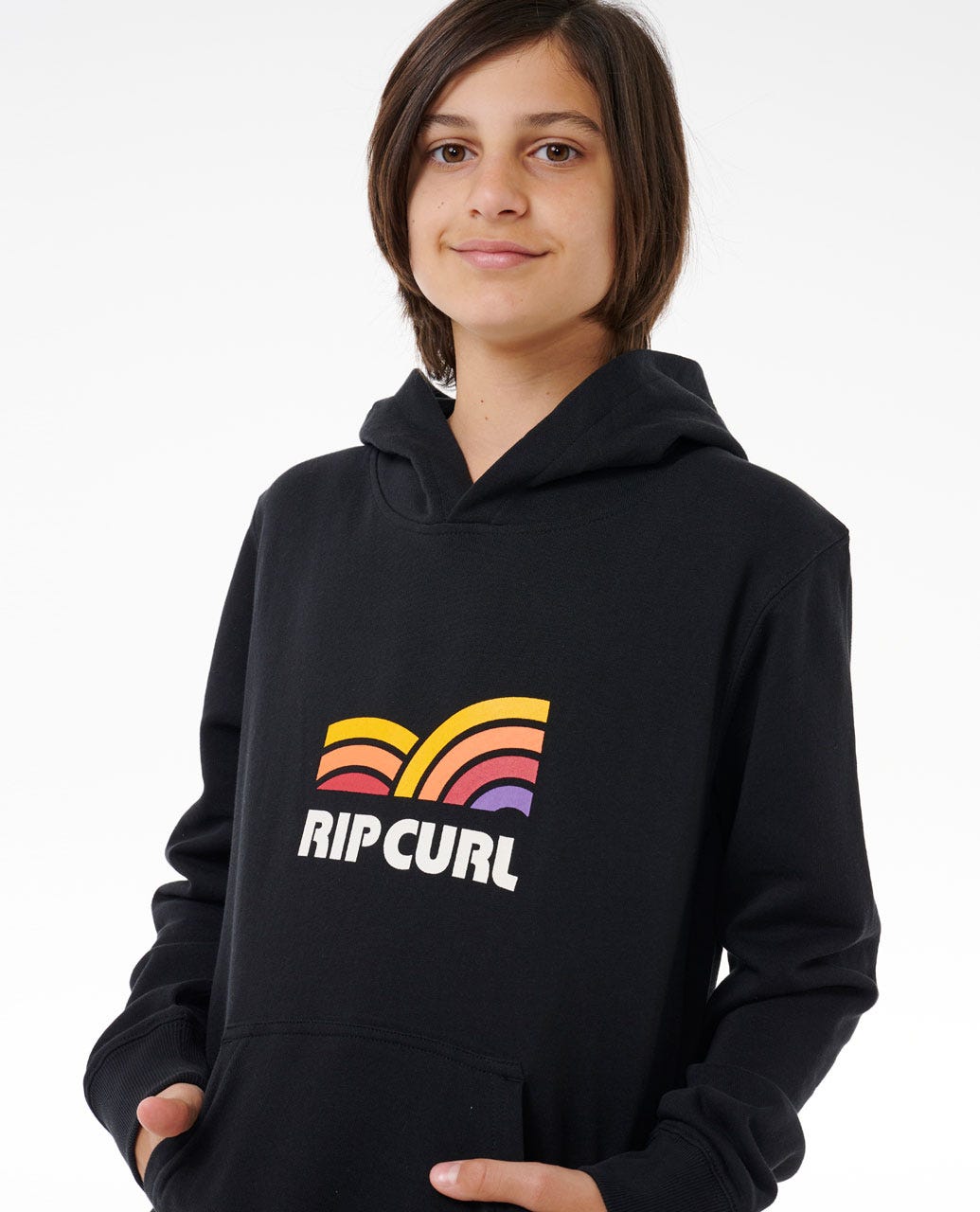 Rip Curl Surf Revival Capture Boys Hoody Black