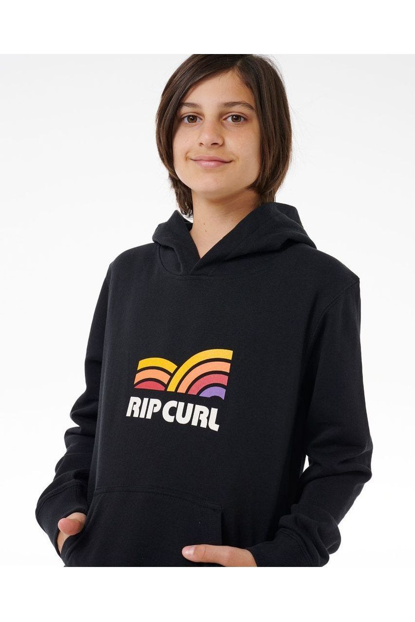 Rip Curl Surf Revival Capture Boys Hoody Black