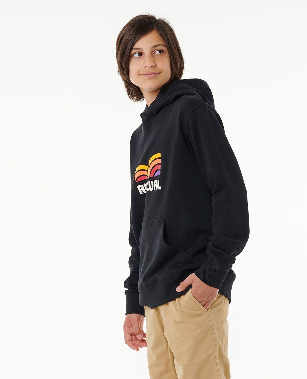 Rip Curl Surf Revival Capture Boys Hoody Black