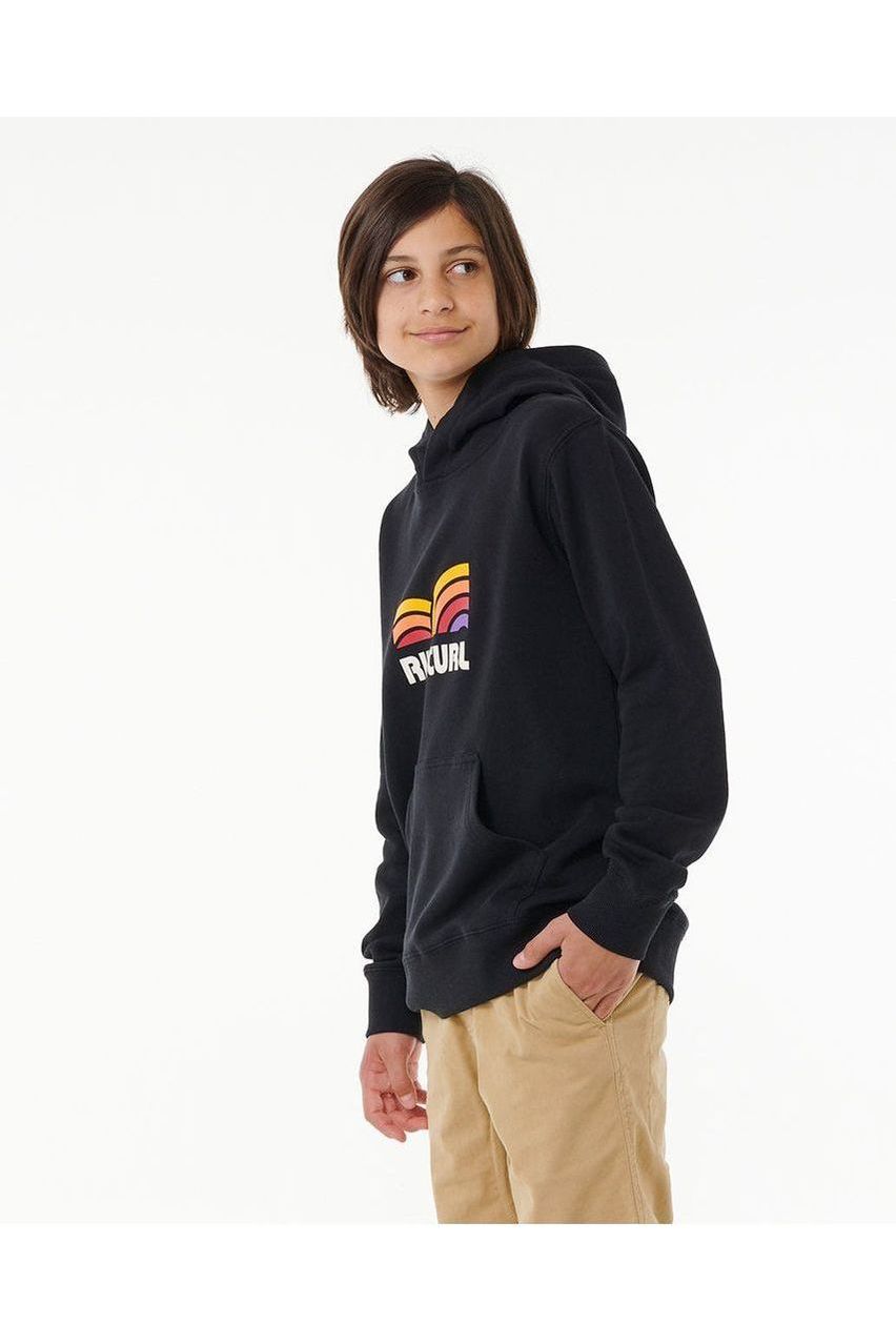 Rip Curl Surf Revival Capture Boys Hoody Black