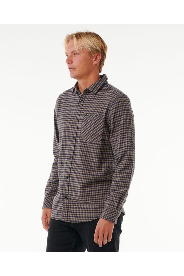 Rip Curl Classic Surf Checked In Flannel Shirt Purple