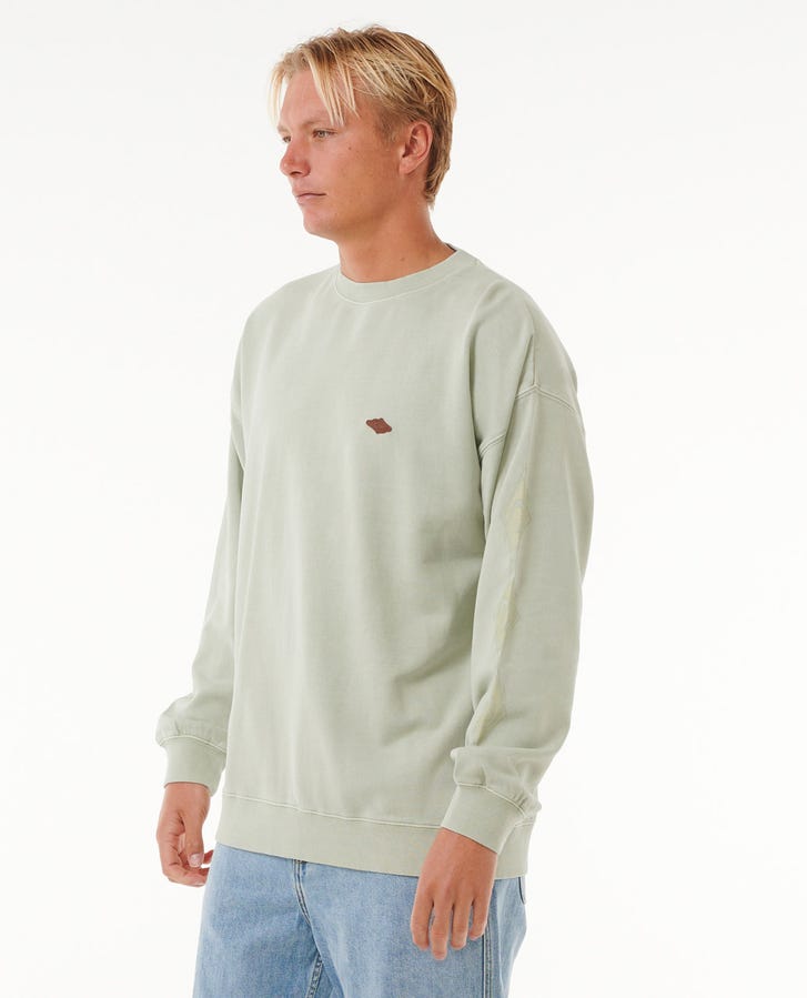 Rip Curl Original Surfers Crew Sweatshirt Mint Haze