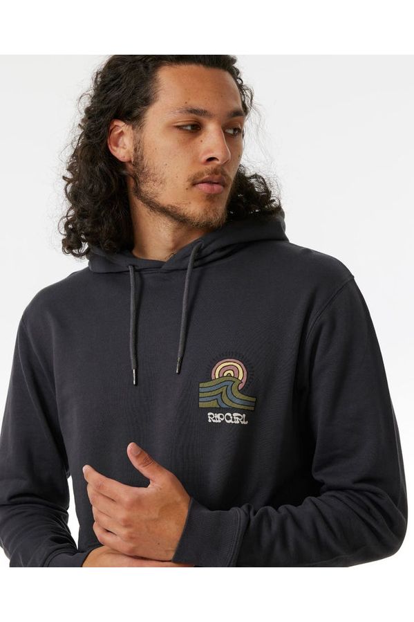 Rip Curl Hays And Razed Hoody Washed Black