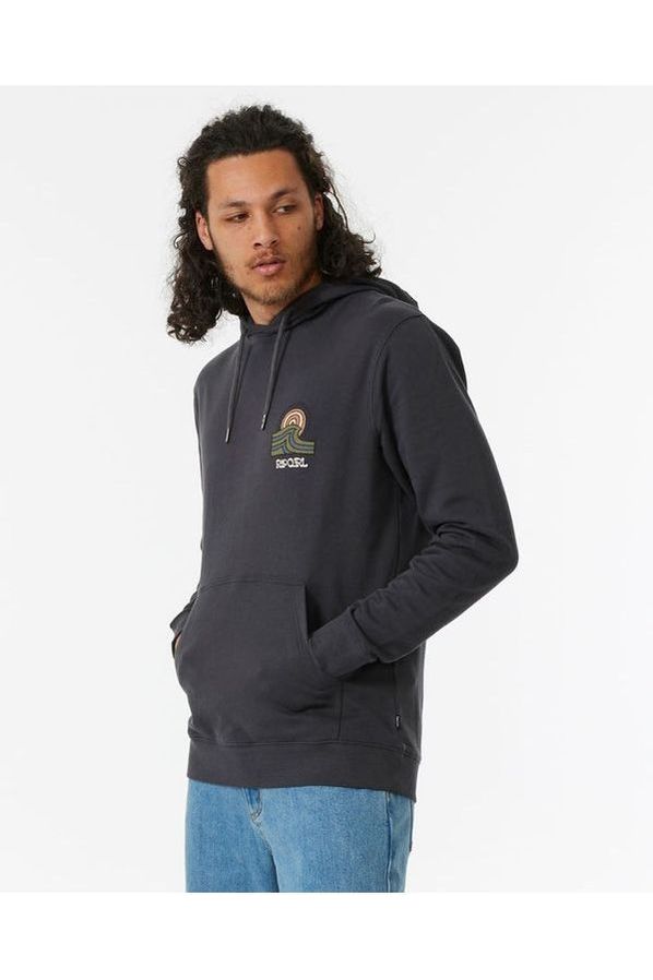 Rip Curl Hays And Razed Hoody Washed Black