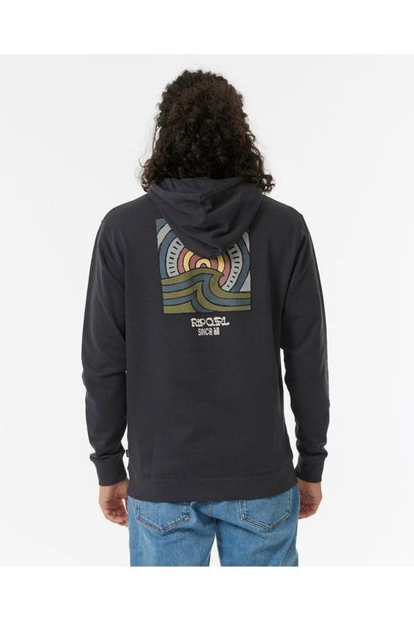 Rip Curl Hays And Razed Hoody Washed Black