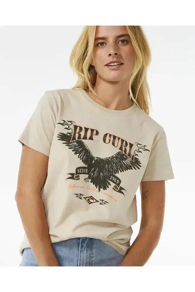 Rip Curl Ultimate Surf Relaxed Tee Natural