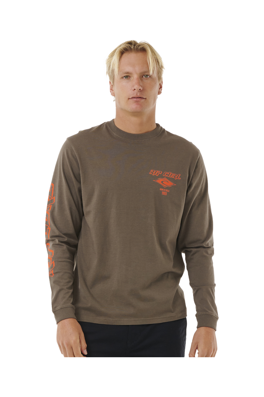 Rip Curl Fade Out Icon Long Sleeve T-Shirt Rock