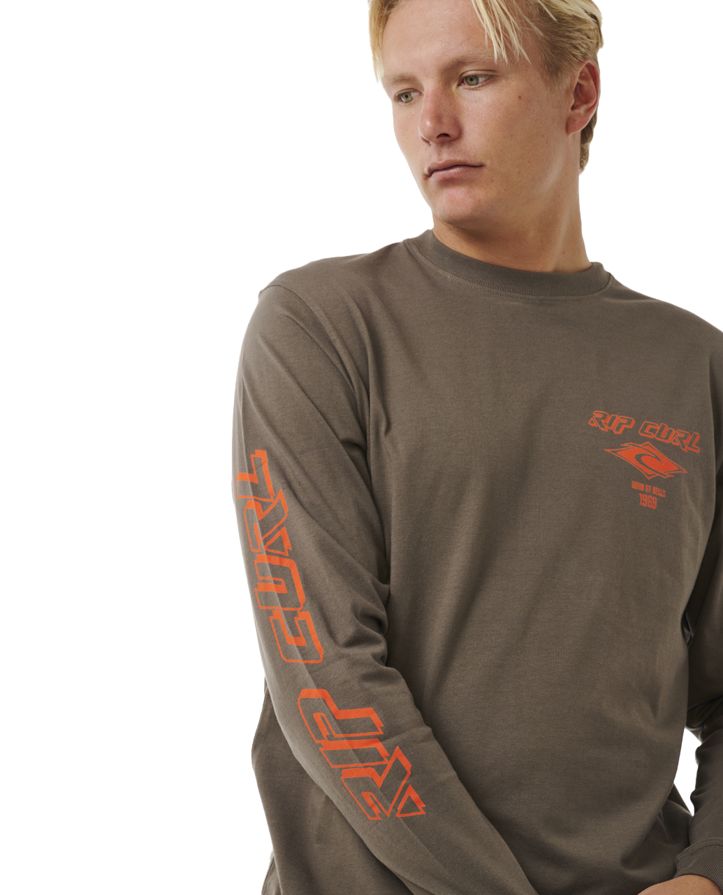 Rip Curl Fade Out Icon Long Sleeve T-Shirt Rock