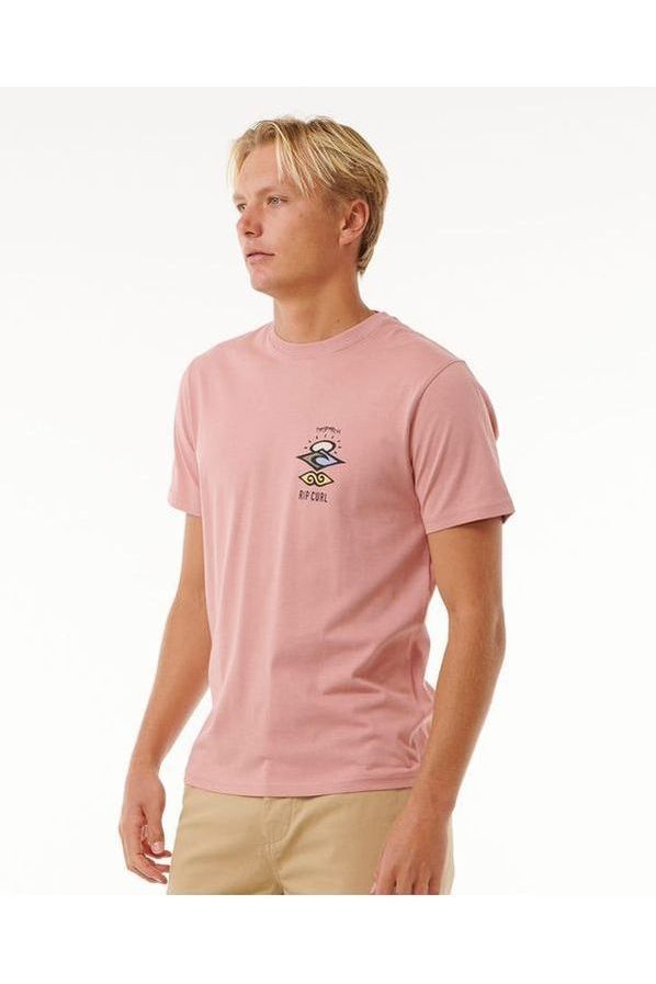 Rip Curl Search Icon T-Shirt Mushroom