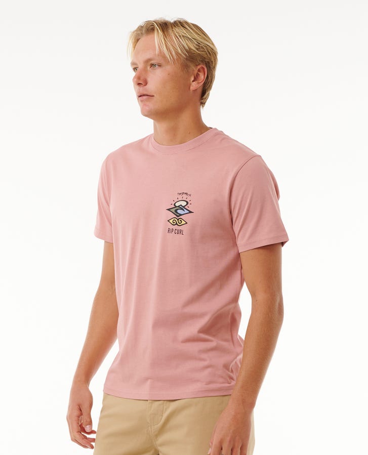 Rip Curl Search Icon T-Shirt Mushroom