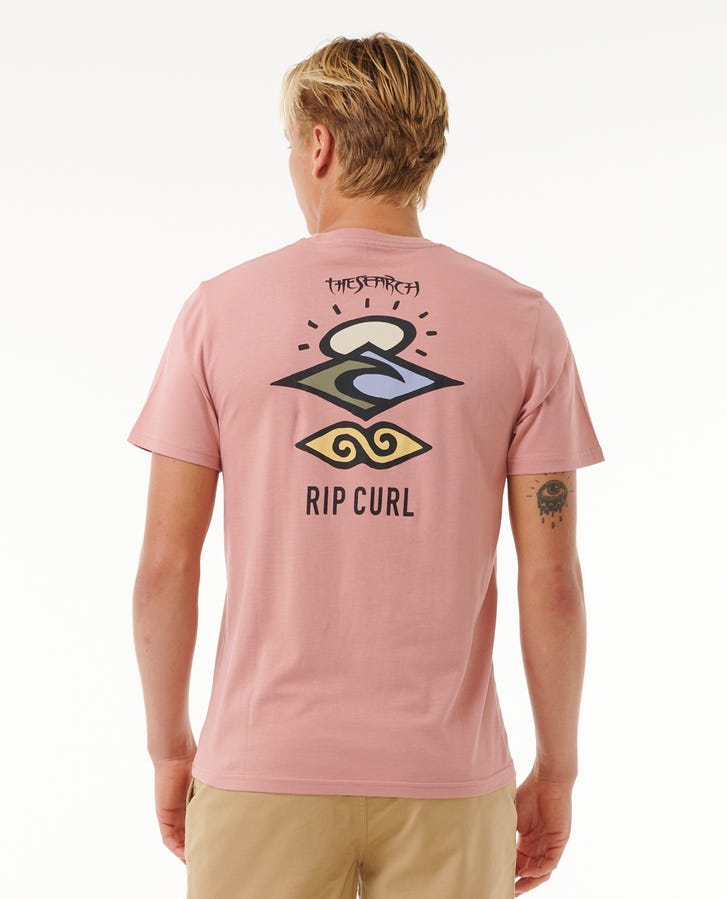 Rip Curl Search Icon T-Shirt Mushroom