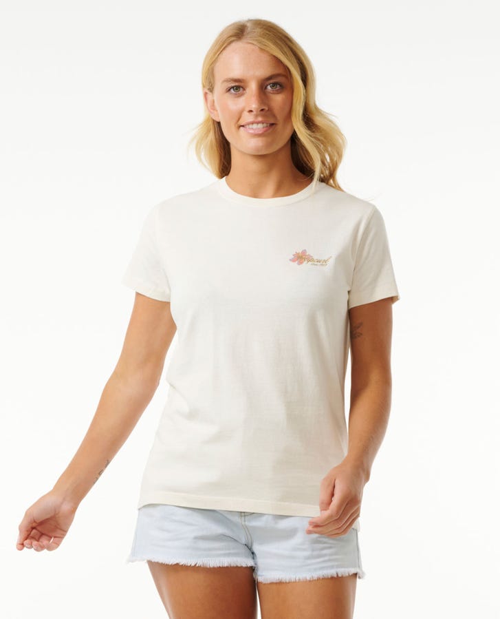 Rip Curl Wild Bloom Standard T-Shirt Bone