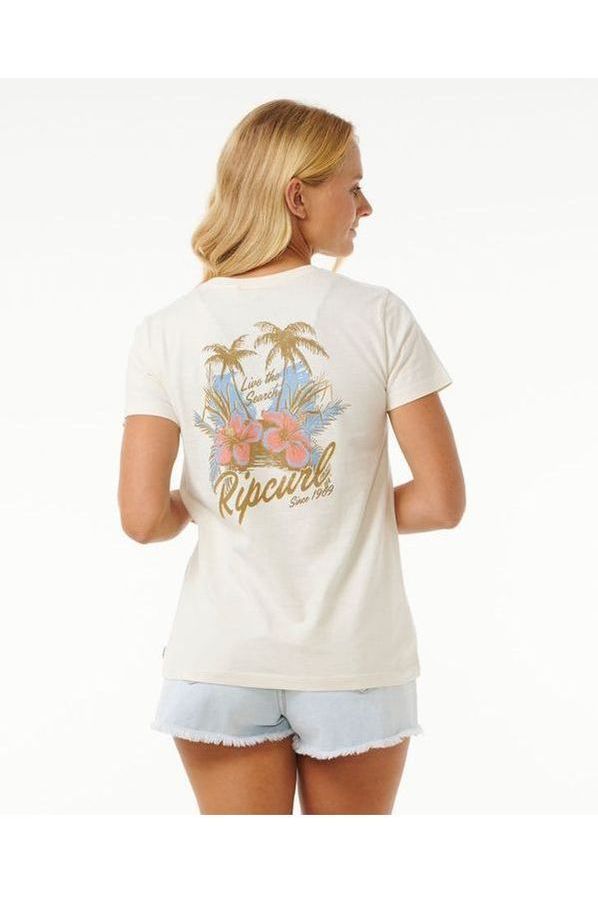 Rip Curl Wild Bloom Standard T-Shirt Bone