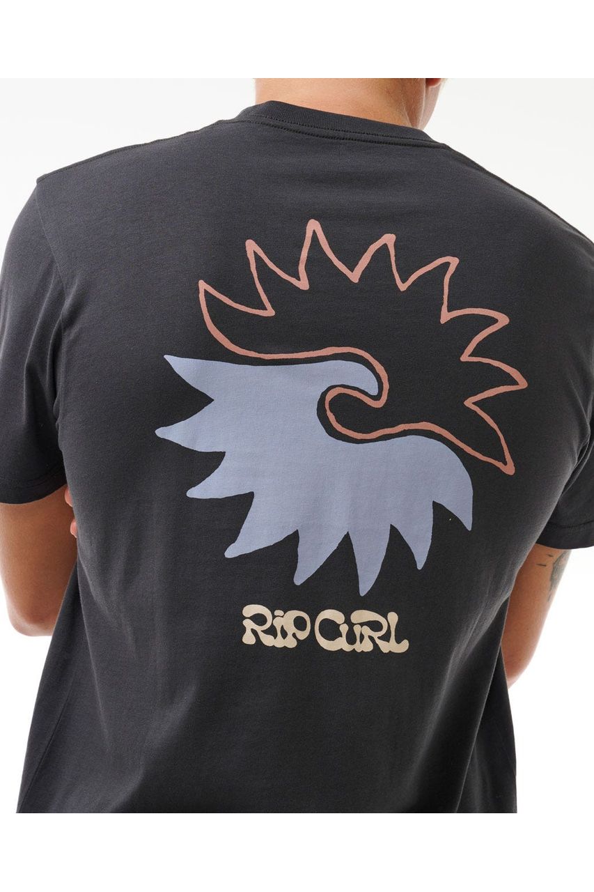 Rip Curl Breaker T-Shirt Washed Black