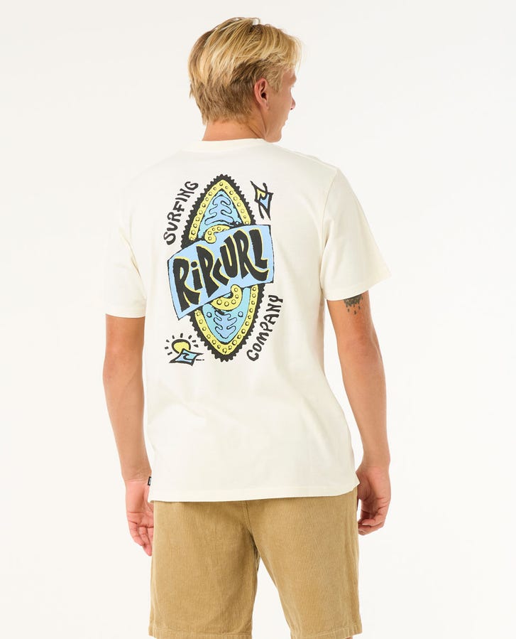 Rip Curl Shield T-Shirt Bone