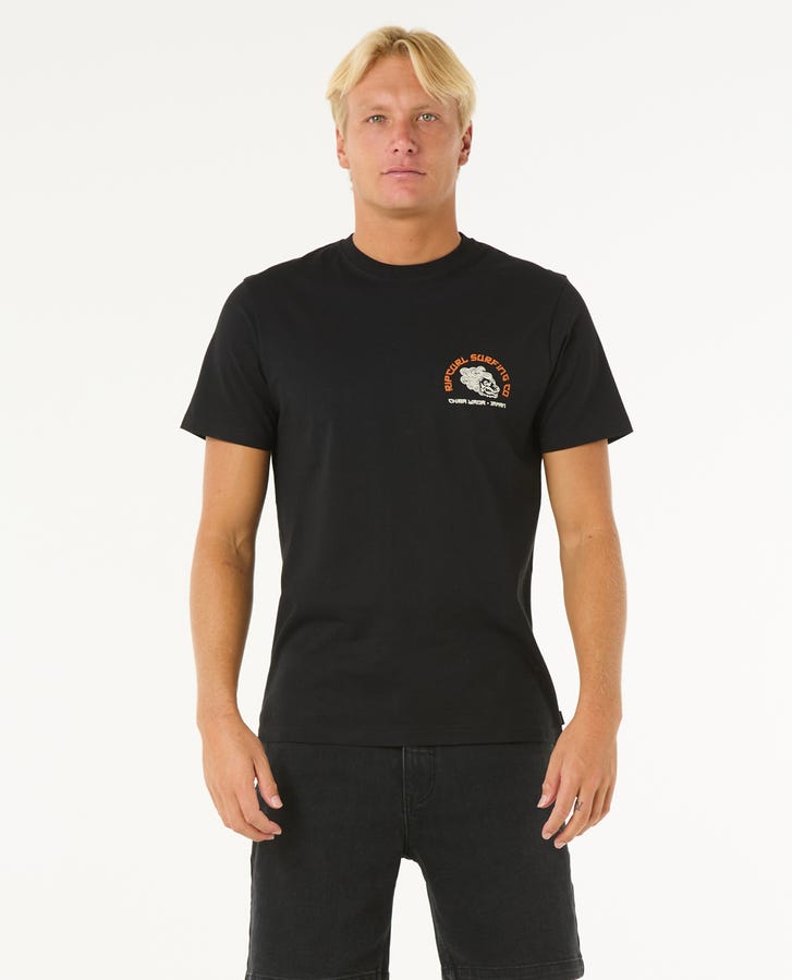 Rip Curl Desti Animals T-Shirt Black