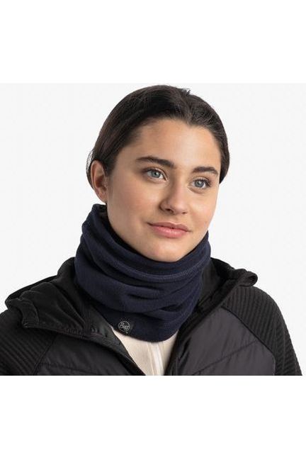 Buff Polar Neckwarmer Solid Dark Navy