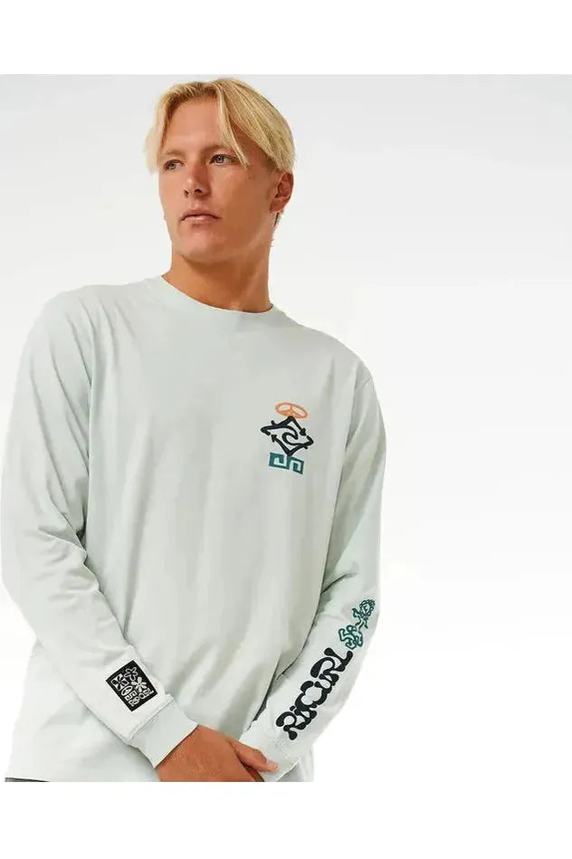 Rip Curl Swc Peace Long Sleeve Tee Mint