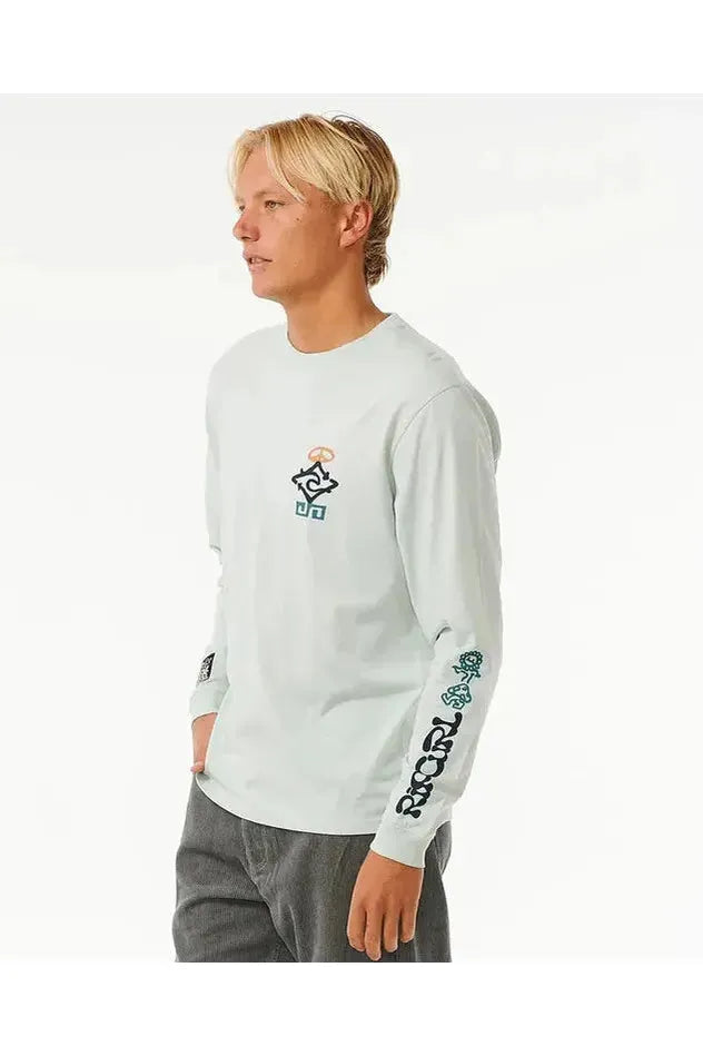 Rip Curl Swc Peace Long Sleeve Tee Mint