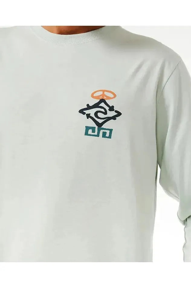 Rip Curl Swc Peace Long Sleeve Tee Mint