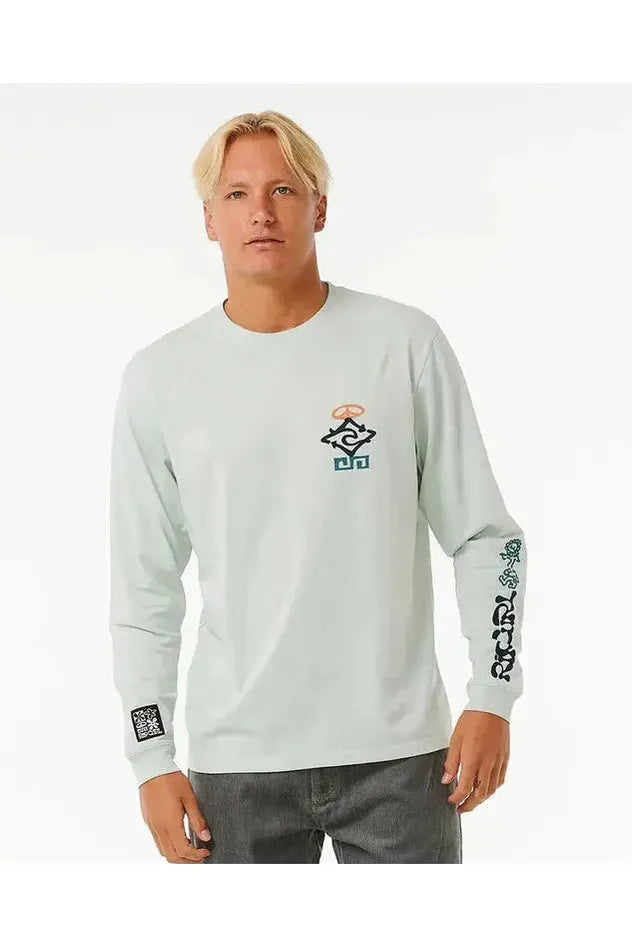 Rip Curl Swc Peace Long Sleeve Tee Mint