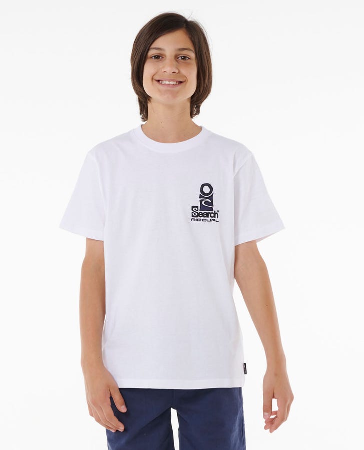 Rip Curl Search Stack Boys T-Shirt White