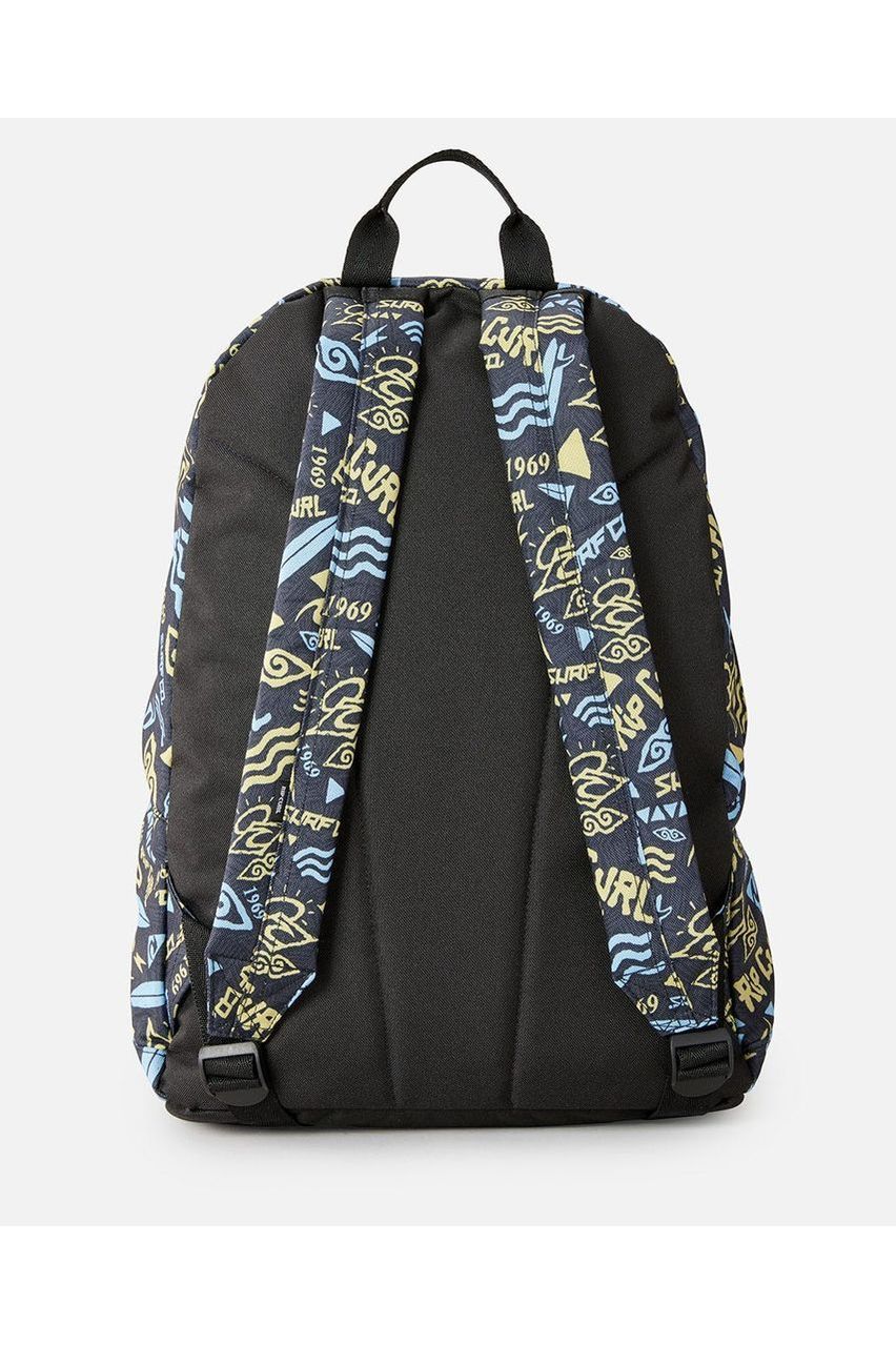 Rip Curl Double Dome 24L Bts Backpack Black Yellow