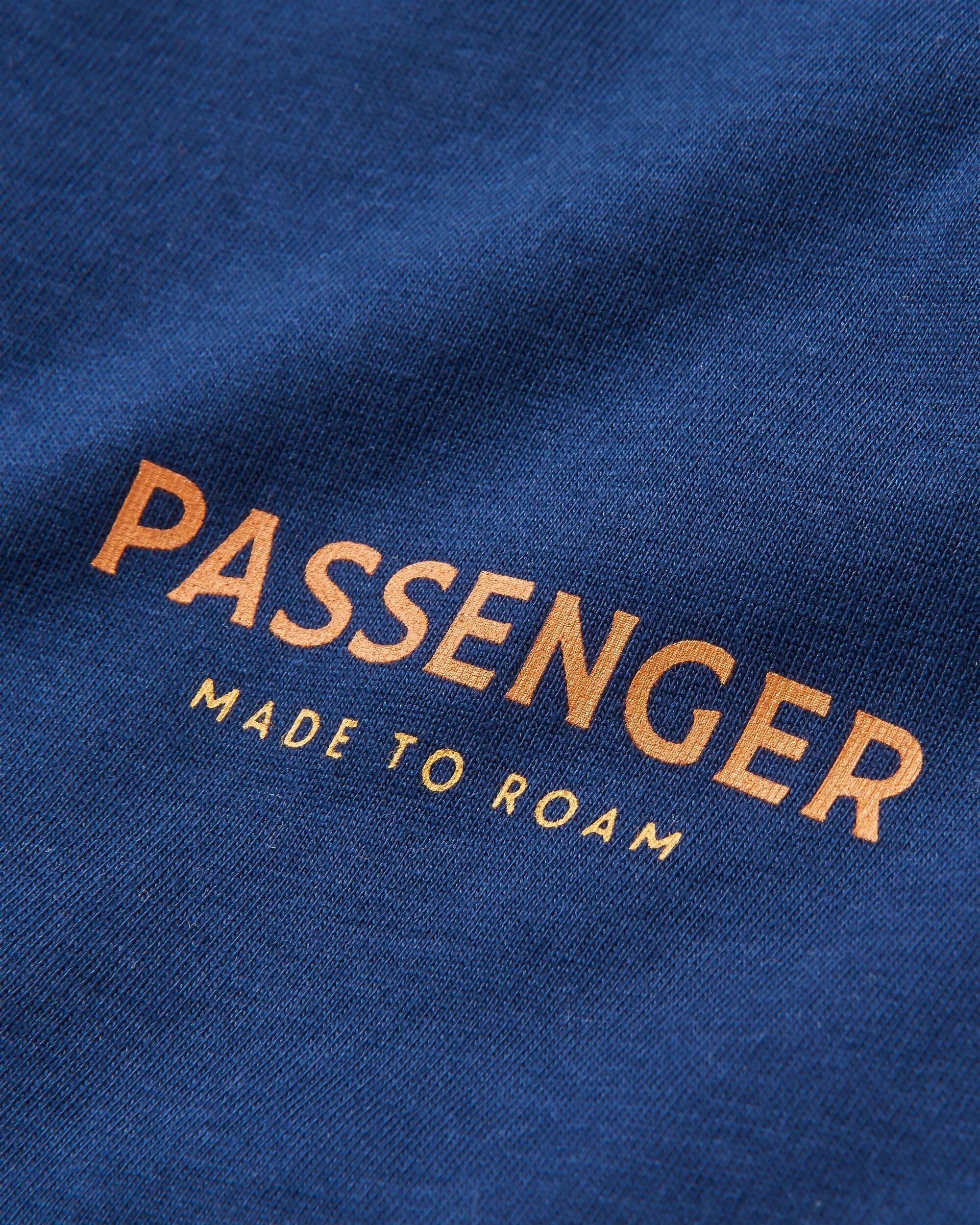 Passenger Phoenix Organic Cotton T-Shirt Rich Navy