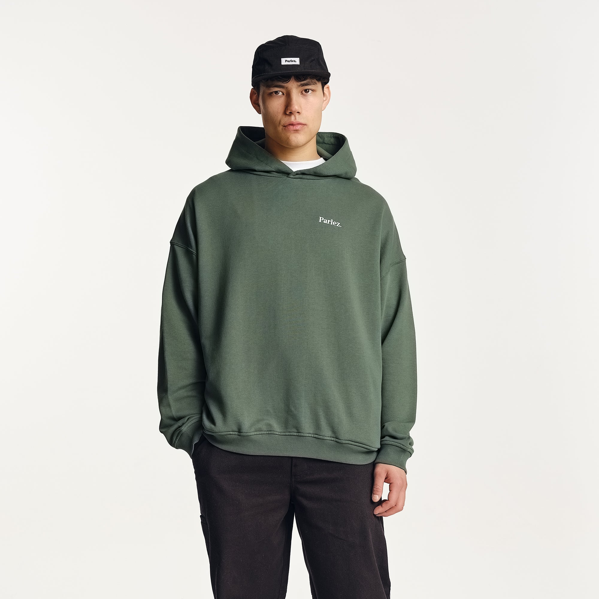 Parlez Amos Os Hoody Kelp Green