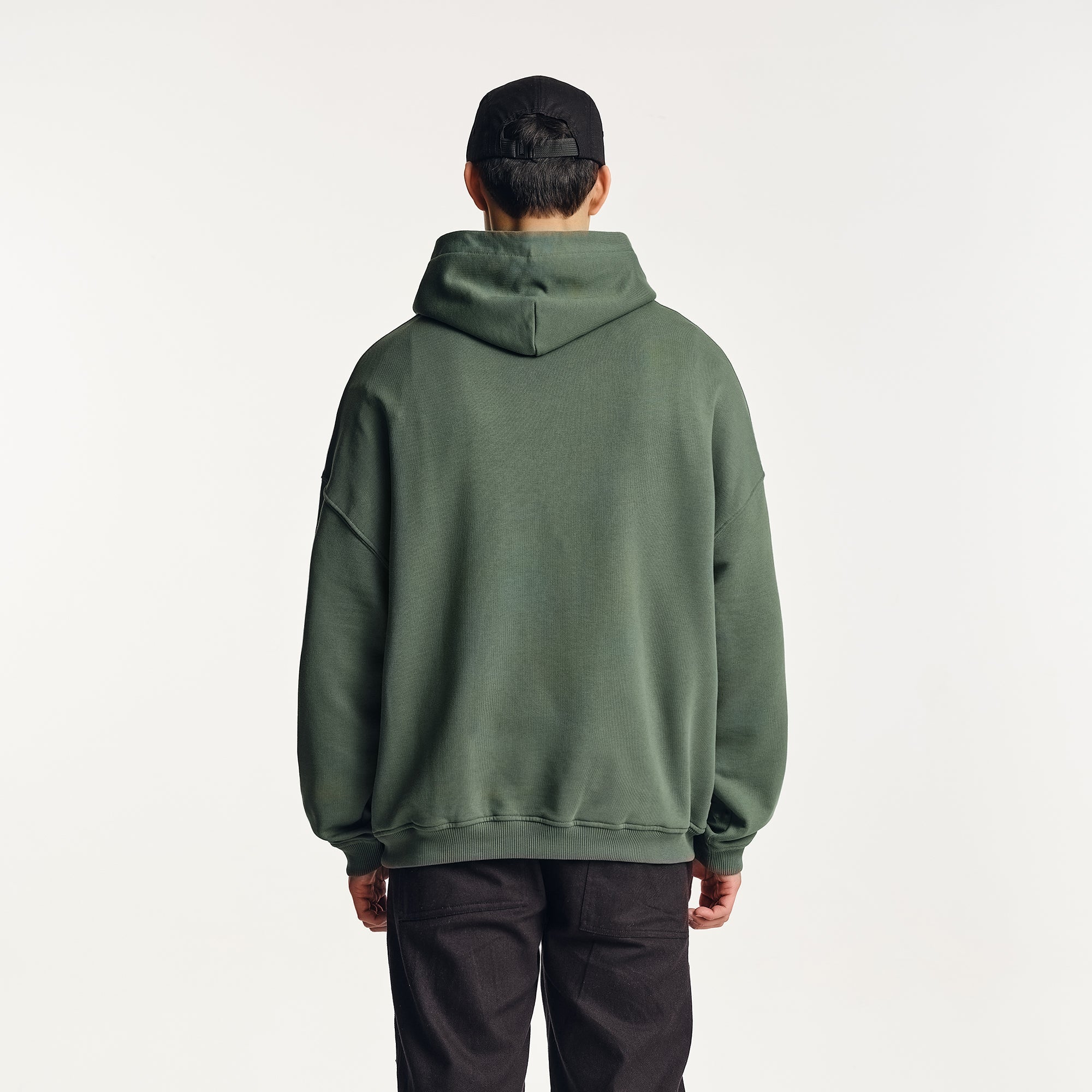 Parlez Amos Os Hoody Kelp Green