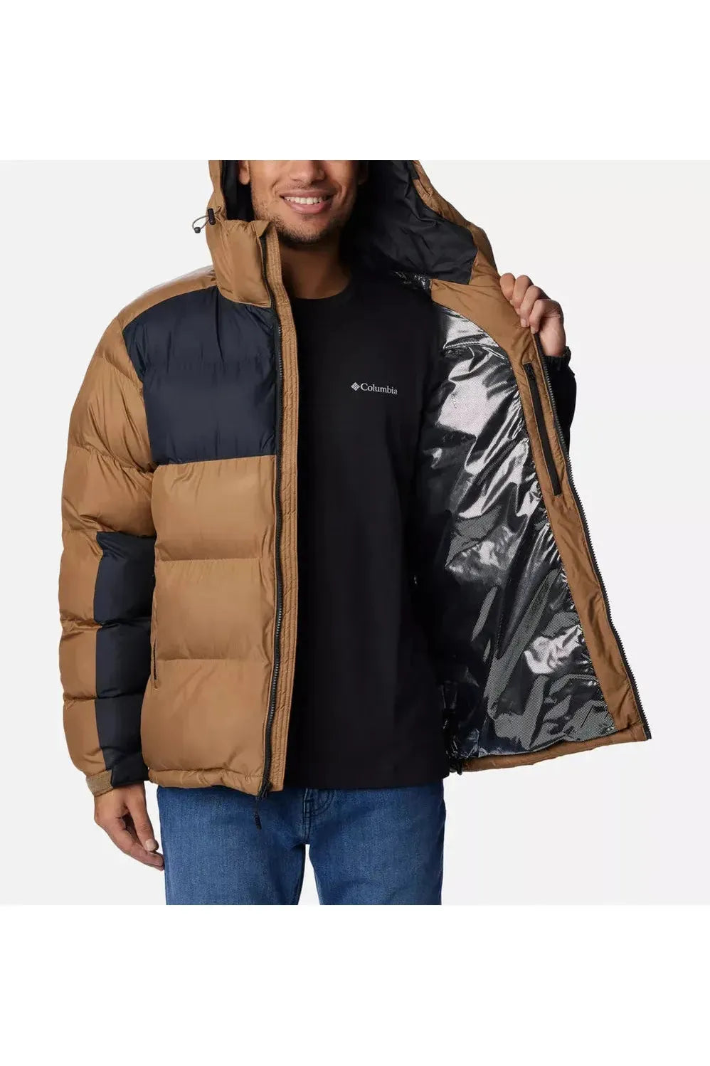 Columbia Pike Lake™ II Hooded Jacket Delta Black