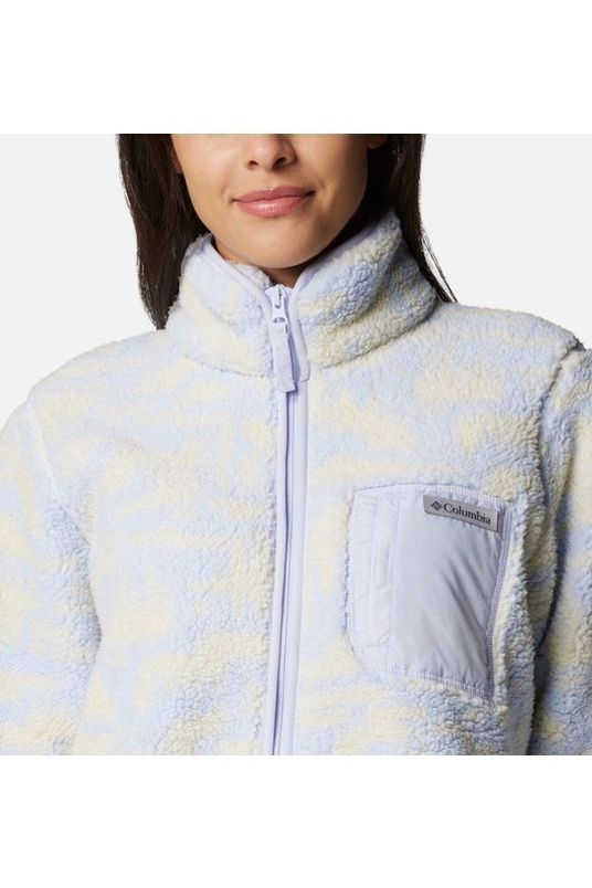 West Bend™ Print Full Zip Fleece II Snowdrift Highland Tonal