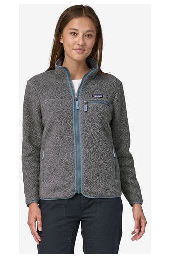 Patagonia Womens's Retro Pile Jacket Salt Grey Light Plume Grey