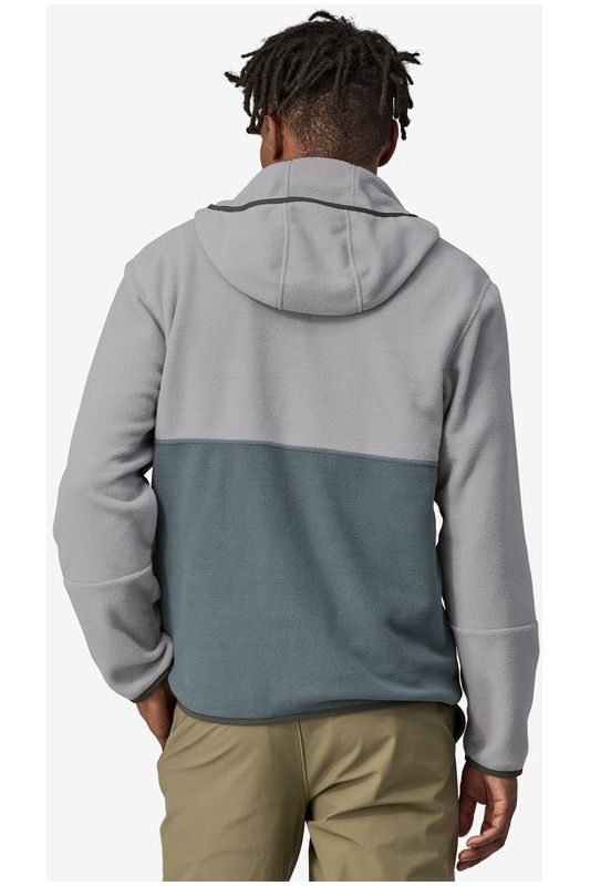 Patagonia Men's Microdini Hoody Nouveau Green Salt Grey