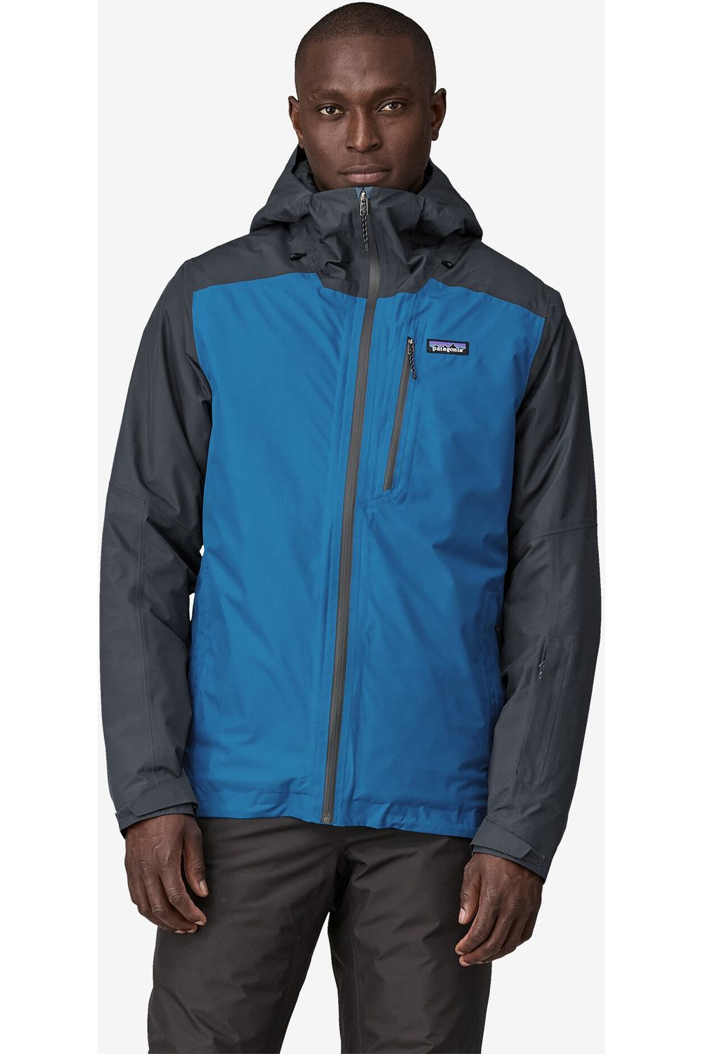 Patagonia Mens Insulated Powder Town Snow Jacket Endless Blue