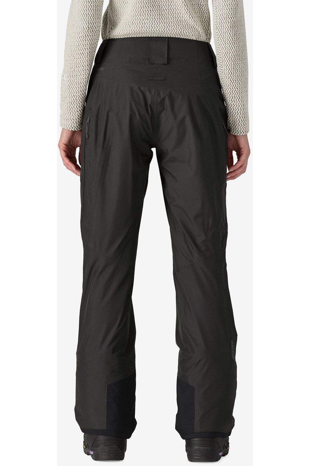 Patagonia Womens Powder Town Snow Pants Black