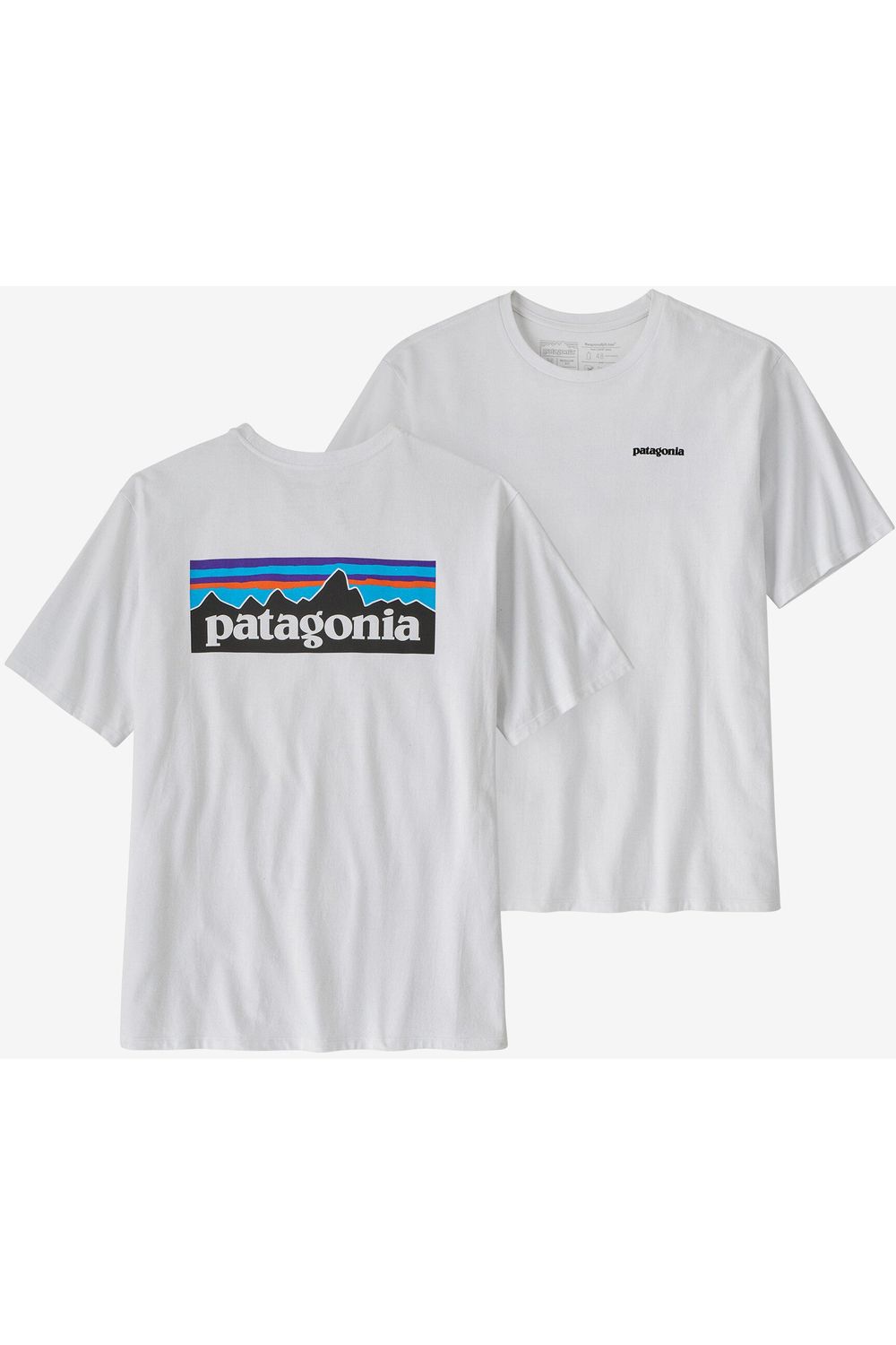 Patagonia P-6 Logo Responsibili T-Shirt White