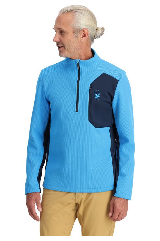 Spyder Bandit 1/2 Zip Fleece Aether Blue