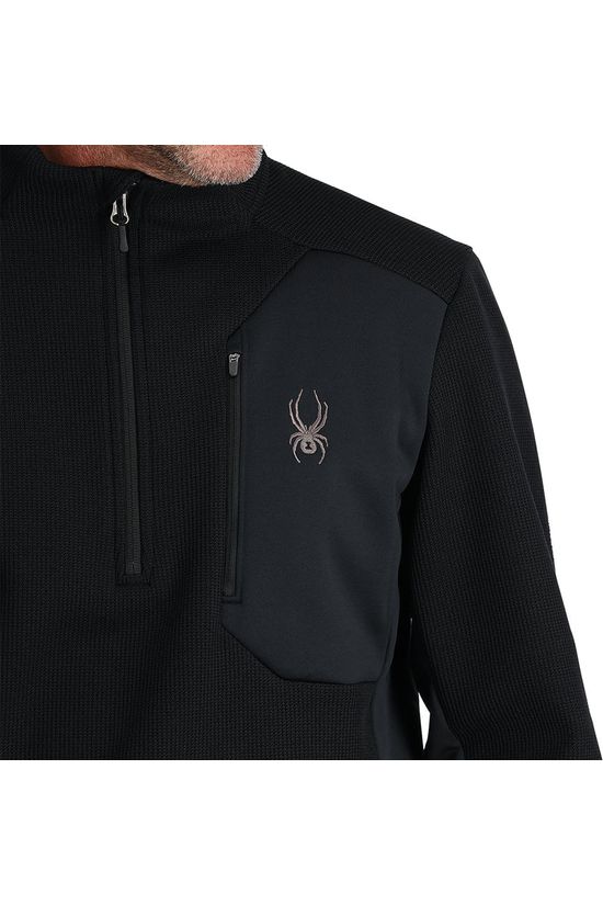 Spyder Bandit 1/2 Zip Fleece Black