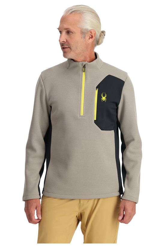 Spyder Bandit 1/2 Zip Fleece Concrete