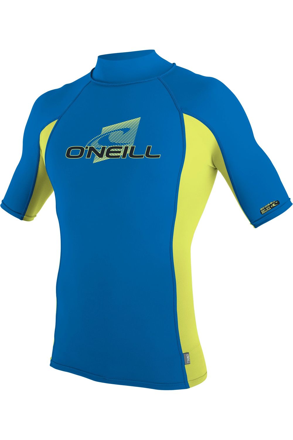 O'Neill Youth Premium Skins Short Sleeve Rash Guard Turteneck