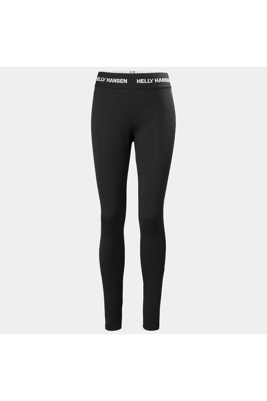 Helly Hansen Womens Lifa Merino Midweight Pant Base Layer Black