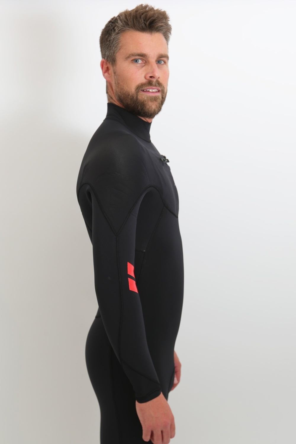 Tiki Mens Zepha2 4/3 Wetsuit GBS With Chest Zip