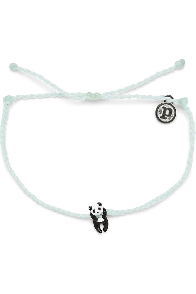 Pura Vida Panda Silver Bracelet