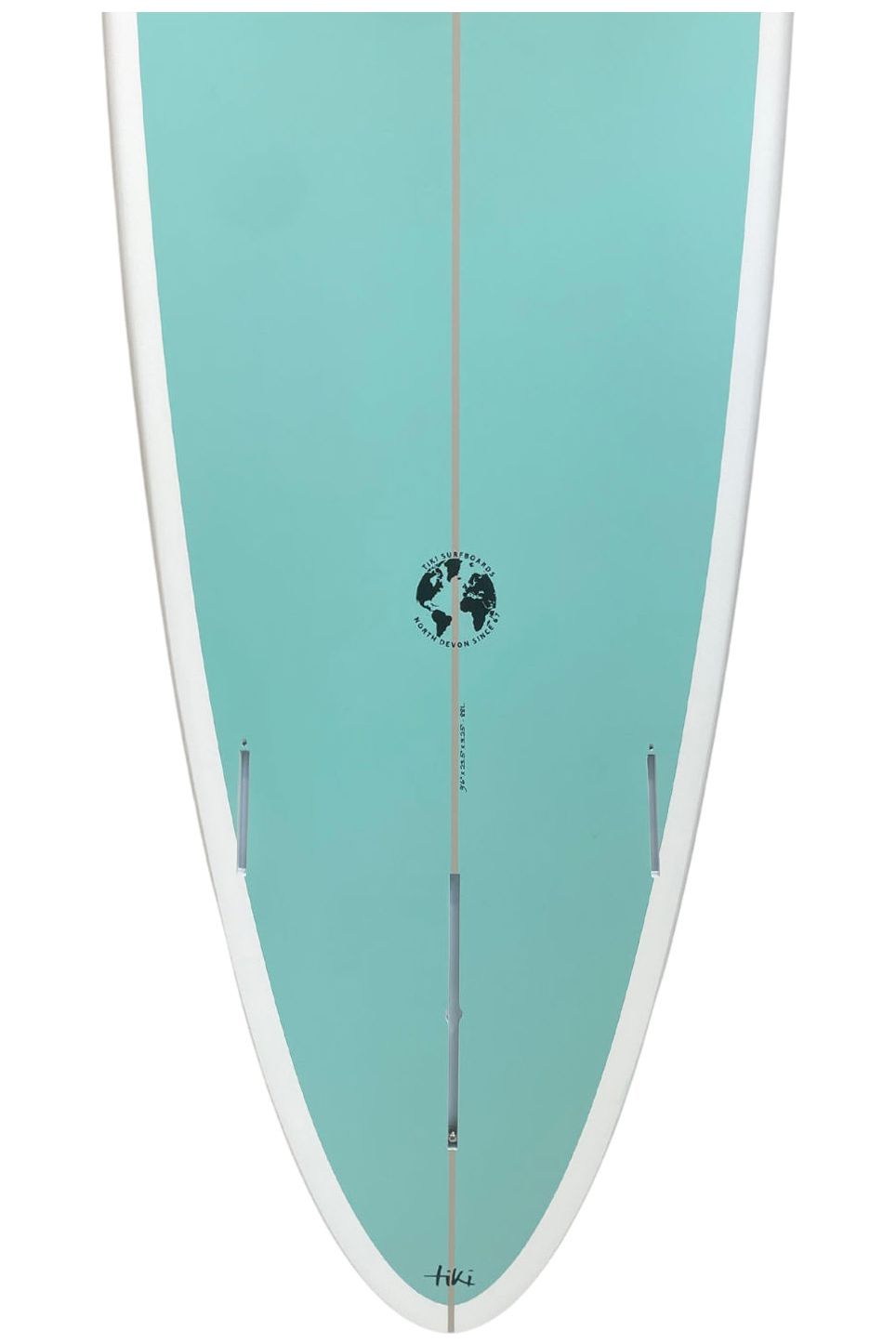 Tiki Evolution Trim Surfboard - Beach Glass Deck & Bottom