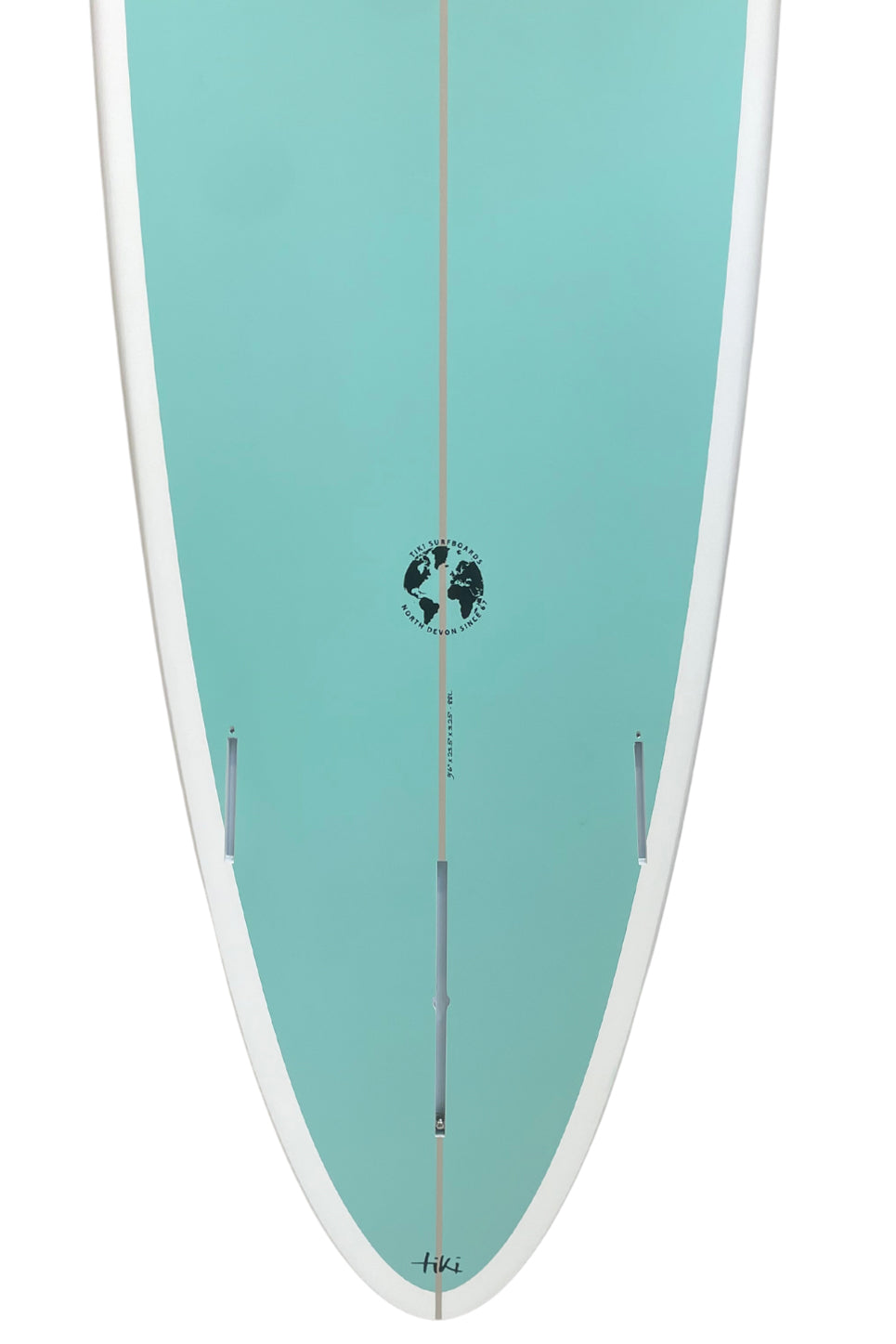 Tiki Evolution Trim Surfboard - Beach Glass Deck & Bottom