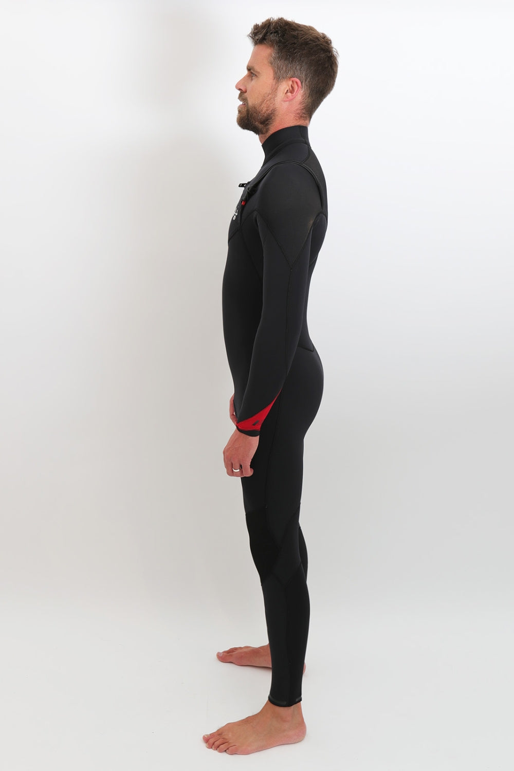 Tiki Mens Zepha2 4/3 Wetsuit GBS With Chest Zip