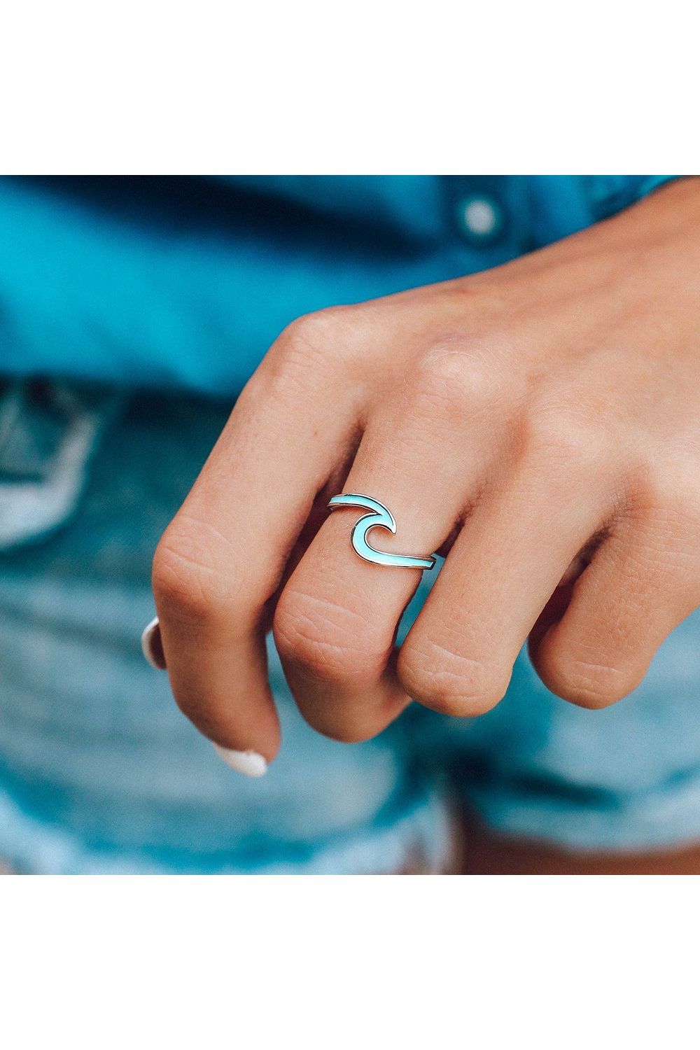 Pura vida wave sale ring near me